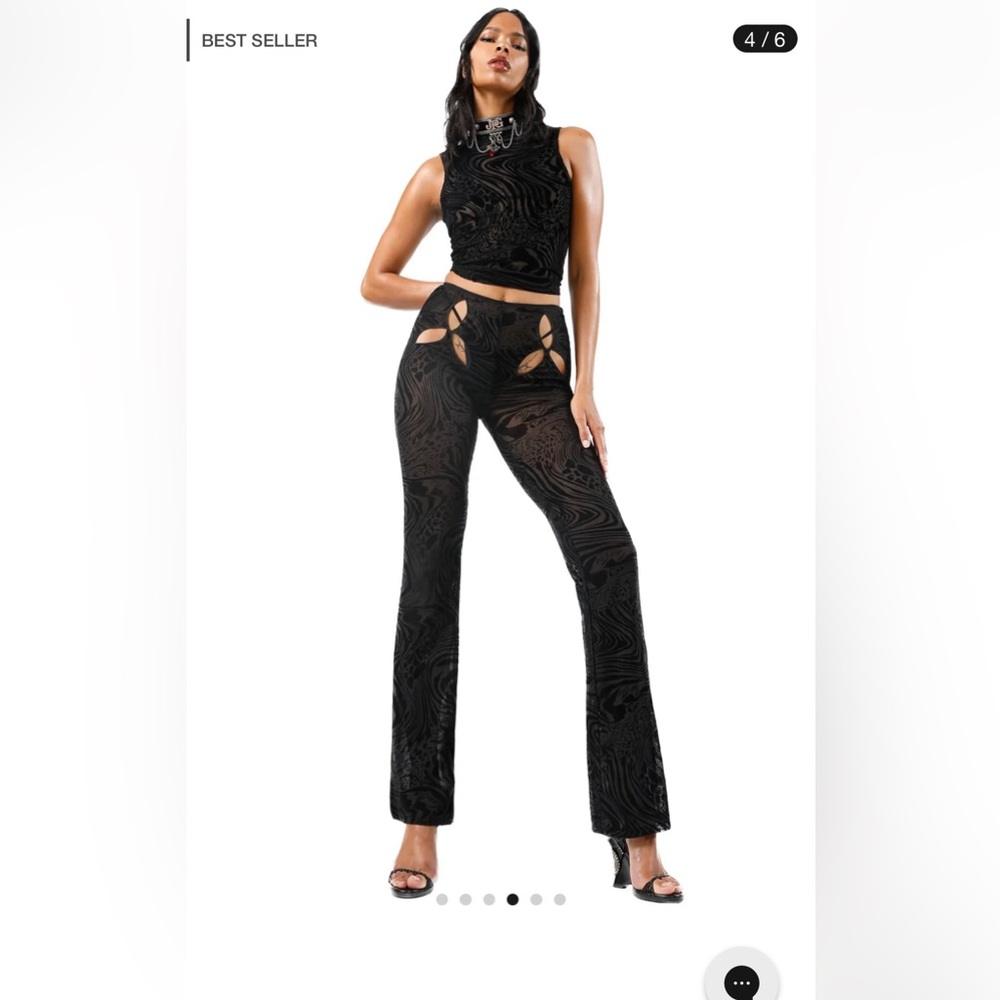 I.AM.GIA Black Patterned Set